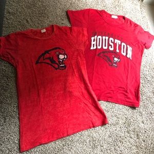 UNIV. OF HOUSTON— Women’s T-shirts (bundle of 2)